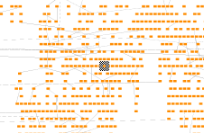 Selected node without handles at low zoom level