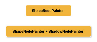 Sample renderings using predefined GenericNodeRealizer.Painter implementations